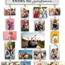 Orchroma Friendship Picture Frames Collage Wall Decor,Long Distance Friendship Gifts,Friends Photo Board,Hanging Photo Display with Clips,True Friendship Knows no Distance