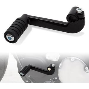 WOWTK Shift Lever + Shifter peg for Harley '04-'22 Sportster XL 1200 883 w/Mid-Controls, Black