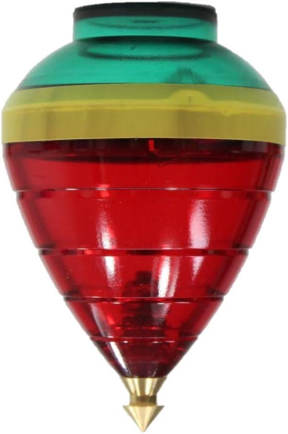 Trompo Bearing Tip Spin Top (Red and Green)