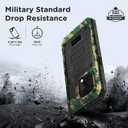 Mitywah Waterproof Case for iPhone 14 Pro Max, Heavy Duty Shockproof Case with Built-in Screen Protector, Full Body Underwater Protective Metal Case 6.7 inch, Camouflage
