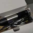 MegaWise Pro Titanium Reinforced 5-in-1 Immersion Hand Blender, Powerful Motor with 80% Sharper Blades, 12-Speed Corded Blender (Black)