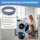 5304505004 for Electrolux Washer Door Seal EFLS627UTT0 EFLS617STT0 EFLS527UIW0 EFLS517SIW0 EFLS627UIW0 EFLS627UTT1 EFLS627UIW1 EFLS517STT0 EFLS527UIW1 EFLS527UTT2 EFLS617SIW0 EFLS627UIW2