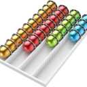 Coffee Pod Storage Holder Drawer Insert for Counter Compatible Nespresso Vertuo Vertuoline Capsules for Home, Office, Coffee Stationwhite)