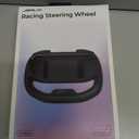 JSAUX Steering Wheels for Nintendo Switch 2 JoyCon Controller, Compatible with Mario Kart 9/8 Deluxe, Realistic Racing Experience with Comfortable Grip, Switch 2 JoyCon Controller Accessories2X Black