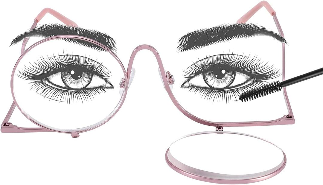 JOOX Makeup Reading Glasses for Women Large Magnifying Cosmetic Readers Make Up Eyeglasses