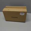 Vase Set with Flower and LED Lights, 3 Jars with Artificial Flowers, Rustic Wood Tray, Farmhouse Table Decor