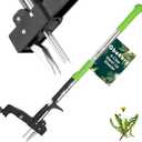 4-Claw Weed Puller Tool Stand Up Heavy Duty, 40'' Long Weeding Tool with Long Handle Stainless Steel Claws Gardening Weed Pulling Tool for Lawn and Garden [ 2024 Upgrade Version]