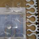 Homemory 6 Pcs Window Candles with Sensor Dusk to Dawn, Ivory Striped Candlesticks with Suction Cups, Roman Column Christmas Window Candle Battery Operated, Flameless Led Taper Candles for Windows