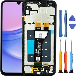 for Samsung Galaxy A14 5G Screen Replacement for Samsung A14 5G Screen Replacement with Frame SM-A146U SM-A146A SM-A146W SM-A146P LCD Display Touch Digitizer Assembly with Tools Black
