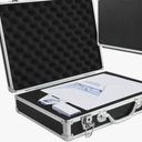 Starlink Mini Aluminum Hard Case,Waterproof Travel Portable Case fits Starlink Mini Dish Kit Perfectly Protection for Kickstand,Pipe Adapter,Cables,Power Supply&More-Dual Layer Shock,Thickened Corners