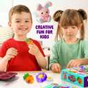 Easter Taba Squishy Making Kit for Kids - Squishies Easter Crafts Activities - 6 7 8 9 10 11 12 Year Old Birthday Gift - Craft Kits for Girls Ages 8-12 - Kid Toys for Ages 5-7 - Cool Arts & Crafts