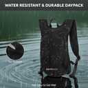 GRIO Ultralight Hiking Daypack 15L - Water-Resistant Foldable Backpack for Men & Women, Compact Packable Backpack for Outdoor Activities, Camping, Travel & Cycling