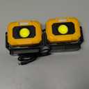 Adelante 2Pack Magnetic Work Light Rechargeable, 1500LM LED Work Light, 360 Rotating Stand 3 Color Temperature 12 Modes Waterproof Bright Flashlight for Mechanic, Shop, Working on Cars, Power Outages