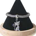 Single Bracelet Holder,Jewelry Displays for Selling Photograph,Bamboo Base Bangle Stand (Black)