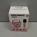 Toys for Girls Karaoke Machine for Kids, Mini Karaoke Machine Kids Toys 3 4 5 6 7 8 9 10 12+, Girl Toys Age 4-5, Princess Toys Birthday Gifts for Girls Boys Party (Pink 2 Mics)