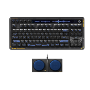 8BitDo 87 Keys Retro Mechanical Keyboard Bluetooth/2.4G/USBC, RGB Backlight, Hot Swappable, Dual Super Programmable Buttons, Volume Knob for PC and Android  Mecha BREAK: PANTHER