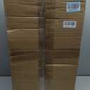 Narrow Nightstand with 4 Drawers, Solid Wood Narrow End Table, Modern Skinny Nightstand with 1 Semi-Open Shelf, Thin Couch Side End Table Night Stand with Drawers, 15.7"D x 7.9"W x 23.6"H