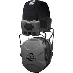 Walker's Digital Electronic Muff-26db Nrr Noise Protection Sound Enhancement Shooting Safety Earmuff, 2 AAA Batteries (Xcel 500- Bluetooth)