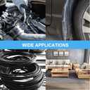 Nylon Universal Cable Tie Buckle for Car Quick One-Button Installation, Heavy Duty Self-Locking Zip Ties for Automotive Repairs Durable and Corrosion-Resistant, Car Parts and Home Maintenance