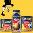 2 x PLANTERS Dry Roasted Peanuts, Plant-Based Protein, Lightly Salted, Peanut Snack, 16 Oz Jar