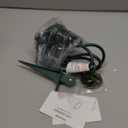 Outdoor Spotlight Plug in, Weather Resistant, Heavy Duty Stake, Landscape Light for Yard, Flag, Holiday Decor, 6FT Cord, 120V 300LM 5000K, Green, ETL Listed (1Pack)