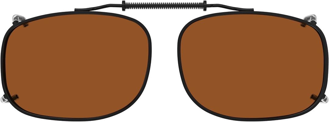 Eyekepper Large Clip On Sunglasses With Spring Draw Bar Polarized