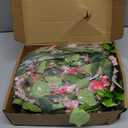 6 Ft Pink Flower Garland Silk Artificial Wildflower Daisy Flowers Faux Floral Garland Spring Flower Hanging Vines with Green Leaves for Fireplace Wedding Arch Wall Home Indoor Outdoor Party Decor