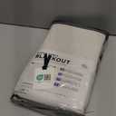 100% Blackout Shield Linen Blackout Curtains for Bedroom 84 Inches Long, Back Tab/Rod Pocket Living Room Drapes, Thermal Insulated Blackout Curtains 2 Panels Set, 50" W x 84" L, Cream