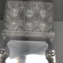 120 Pack Duck Egg Cartons Jumbo Egg Cartons Cheap Bulk with Sticker Labels Clear Empty Plastic Egg Containers Extra Large for Home Ranch Farm Commercial Market Display, 23 Grids