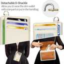 Slim Minimalist Front Pocket Wallet, RFID Blocking Credit Card Holder Wallet with Detachable D-Shackle for Men Women