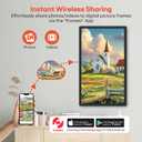 32" Frameo Large Digital Picture Frame 64GB, WiFi Photo Frame, Touch Screen
1920 x 1080 FHD IPS Touchscreen, Extra Electronic Photo Frames, 2.4G/5G WiFi, Support USB/SD, Share Photos/Videos Instantly