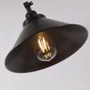 10 Inch Large Cone Vintage Adjustable Swing Arm Bronze Wall Sconce Antique Brass Sconce Light Aged Brass Industrial Wall Light Fixture for Kitchen, Living Room, Hallway, Office (Bulb Included)