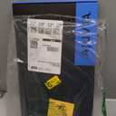 QUTOOL Lumbar Support Pillow for Car, Truck Accessories Travel Essentials, Memory Foam Back Cushion for Driving Seat, Back Pain Relief, Washable Cover, Lower Back Support Fits Most Cars (Black)