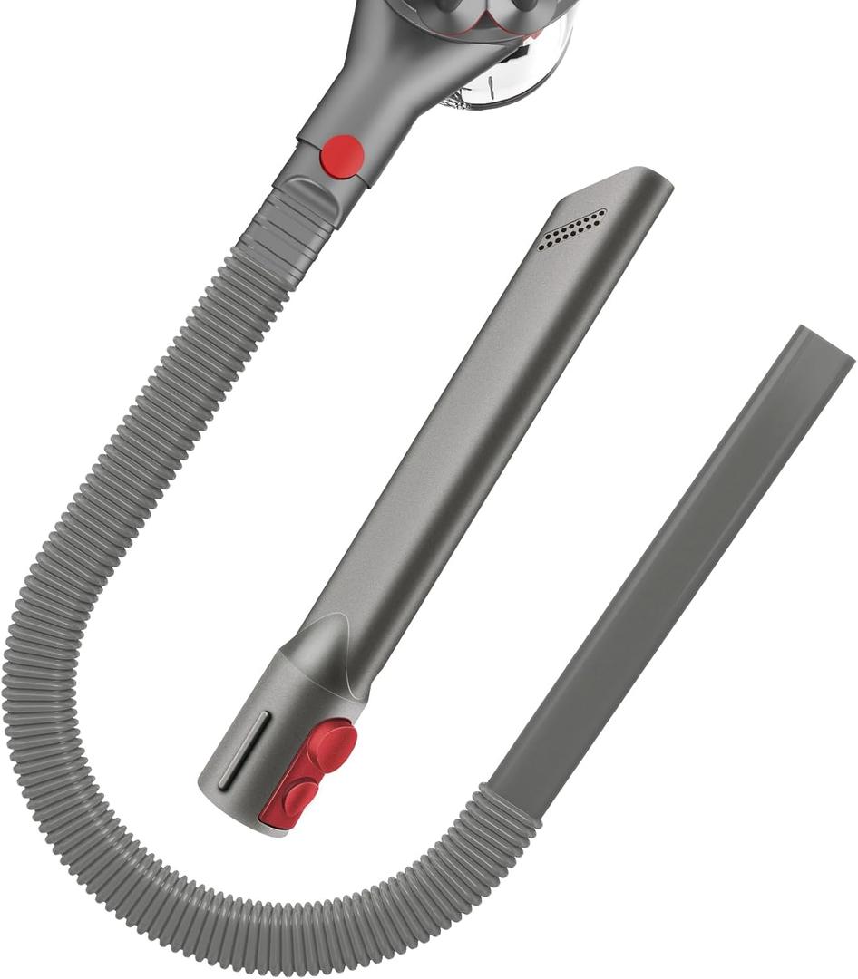 Sealegend Crevice Tool Dryer Vent Lint Vacuum Attachments Compatible with Dyson V15 V12 V11 V10 V8 V7 Vacuum Cleaner Dryer vent Cleaner Kit, Flexible Dryer Lint Removal Tool (Deep Gray)