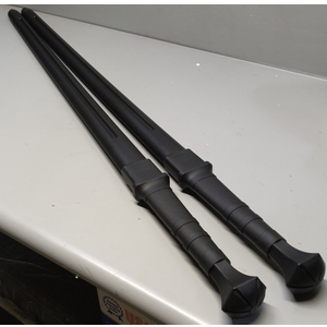 Medieval Sword Plastic Models, Black, 45"L, Pack of 2