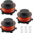 Prewound Replacement Spool with Spring Fit for Stihl FS44 FS55 FS55R FS56 FS70 FS70R FS76 FS80 FS80R FS83 FS87 FS87R FS90 FS91 FS91R FS94 FS94R FS120 String Weed Eater Head Part,3PCS
