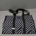 TOPDesign Utility Water Resistant Tote Bag with 13 Pockets, Top Zipper Closure & Thick Bottom Support, for Working Women