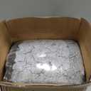 HIGOGOGO Pouf Ottoman Stuffed Round Modern Foam Filled Foot Rest Poufs for Living Room Chair Decorative 26 X 18 Inches Boho Relax Stool for Wedding Christmas Party, Light Grey