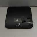 Digital Bathroom Scale for Body Weight: High-Precision 4-Sensor Accuracy, LED Display, 400lb/180kg Capacity, Safe Rounded Corners, Batteries Included