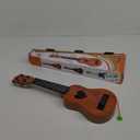 Kids Toy Classical Ukulele,17 Inch 4 Strings Guitar Ukulele Musical Toy,Educational Guitar Toy for Toddlers and Preschoolers, Heart-shaped