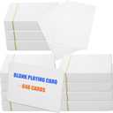 648PCS White Blank Playing Card, Blank Playing Cards to Write On, 2.5" x 3.5" Printable Index Flash Card for DIY Vocabulary Study Card, Game, Gift, Message Cards