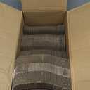 RLAVBL 4x4x2 Shipping Boxes Set of 100, White Small Corrugated Cardboard Box, Mailer Box