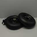 Parts Camp 13" Wheelbarrow Tires and Wheels 4.00-6 Pneumatic Tires with 5/8"&3/4" Bore Hole and 1.75" Centered Hub Flat Free Wheelbarrow Tire Fit Wheelbarrows/Wagons/Dolly/Trolley/Hand truck(2 Pack)