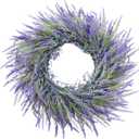 26 Inch Large Summer Spring Wreaths for Front Door Outside Lavender Wreath Spring Summer Easter Wreaths for Front Door Floral Wreath All Season for Wedding Farmhouse Porch Wall Room Home Decor