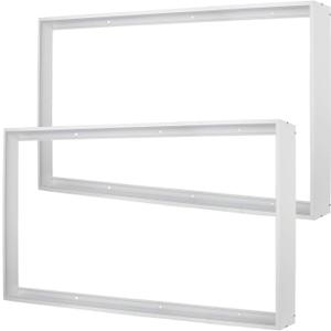 Zevnico 2 Pcs 4x2FT Aluminum Surface Mount Kit for LED Flat Panel Light