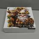 Highland Cow Gnome Puzzles for Adults 1000 Pieces, Nature Sunflower and Cow Puzzles, Animal Plant Floral Themed Jigsaw Puzzles Challenging for Adults