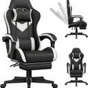 Gaming Chair Ergonomic Gamer Computer Office Chair,Footrest Lumbar Support, Oversized