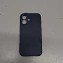 Shockproof for iPhone 16 Case, [Full Camera Protection] [Military-Grade Drop Protection] Protective Anti-Yellow Slim Translucent Matte Skin-Friendly for iPhone 16 Phone Case, Navy Blue