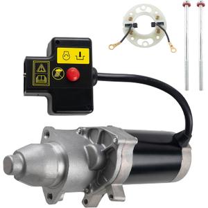YAMAKATO Electric Starter Motor JQ170-2 for LCT 291cc 306cc, Ariens AX291 AX306 OHV Gas Engine Suitable for Husqvarna 24" 27" 30" Snow Blower, Ariens Deluxe 28" 30" Snowblower