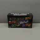 Dwi Dowellin Large Flatbed Semi Truck Toy for Kids,Includes Farm Vehicles,Car Toy Birthday Gift for 2 3 4 5 Years Old Boys and Girls